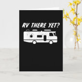 まだだ！rvだ！ |おもしろい夫への贈り物 カード (黄色い花)