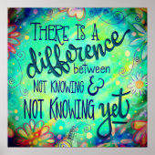 まだの引用文インスパイアの感性を知らない ポスター (正面)