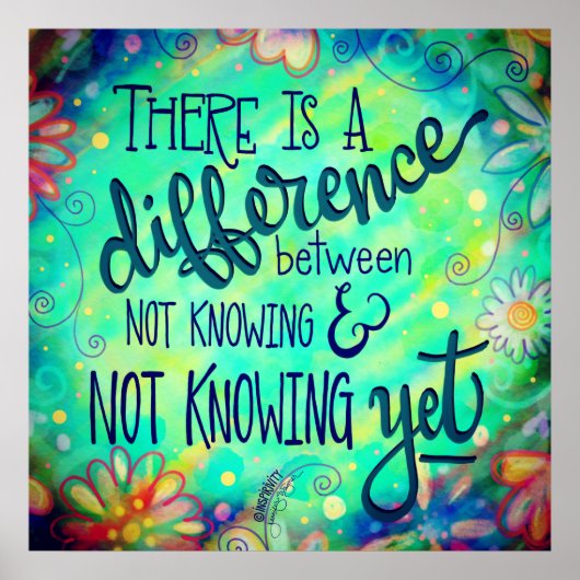 まだの引用文インスパイアの感性を知らない ポスター (正面)