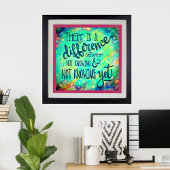 まだの引用文インスパイアの感性を知らない ポスター