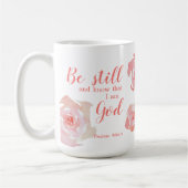 まだの手のカスタム水の色を絵を描知っている コーヒーマグカップ (左)