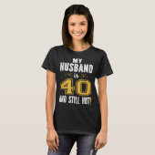 まだまだ熱い夫へ40歳の誕生日プレゼント Tシャツ (正面フル)