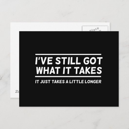 まだまだ私には力がある ポストカード (正面/裏面)