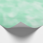 まだらにされる真新しい緑および白 ラッピングペーパー (角)