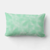 まだらにされる真新しい緑および白 ランバークッション (裏面)