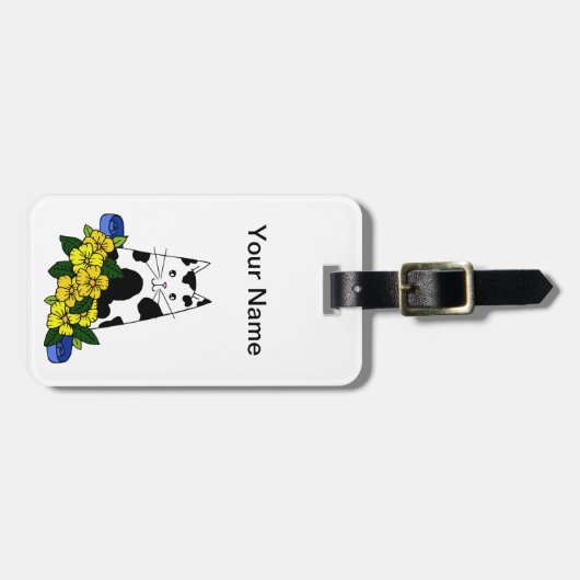 まだらの猫 ラゲッジタグ (正面横)