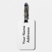 まだらの猫 ラゲッジタグ (裏面縦)