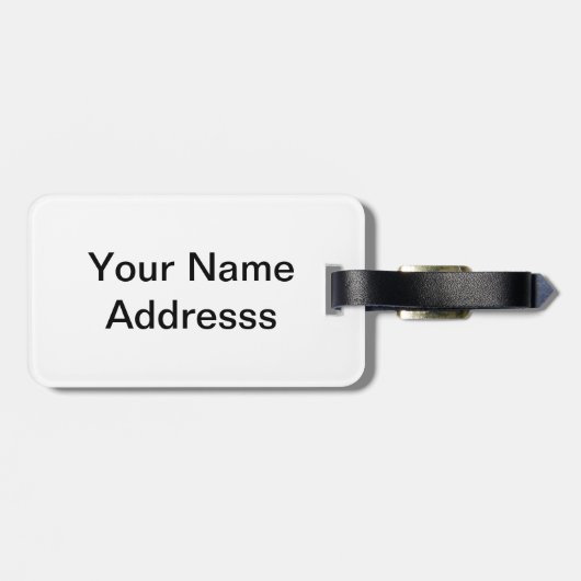 まだらの猫 ラゲッジタグ (裏面横)