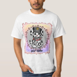 まだら模様の警察犬Tシャツ Tシャツ