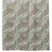 まだら,ヒョウ,熱帯,ヤシ,葉,茶色, シャワーカーテン (正面)