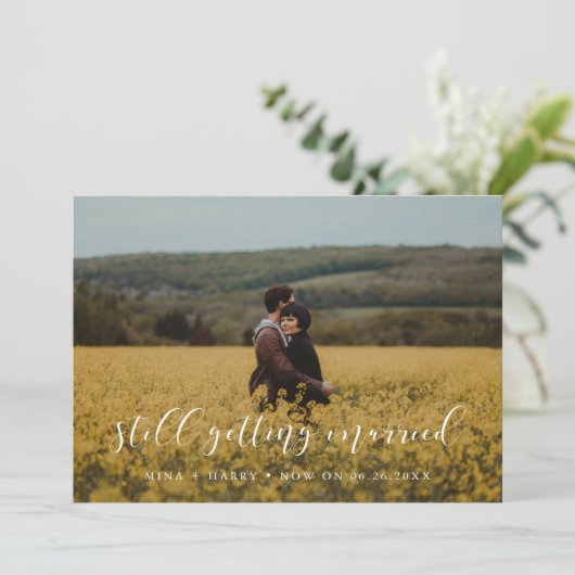 まだエレガント結婚の結婚更新を取得 案内状 (スタンド正面)