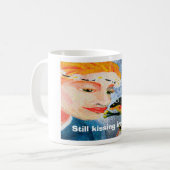 まだキスをするカエル… コーヒーマグカップ (正面左)