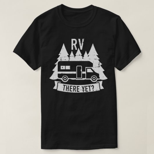 まだキャンプ中のRV Tシャツ (デザイン正面)