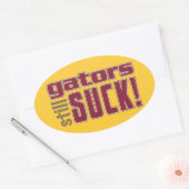 まだゲーター吸だ! 楕円形シール (封筒)