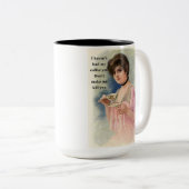 まだコーヒーを飲んでないから殺すわけにはいかない ツートーンマグカップ (正面右)