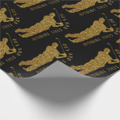 まだスイングインのゴルファー40から49 ラッピングペーパー (角)