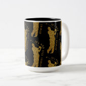 まだスイングインのゴルファー50から59 ツートーンマグカップ (正面右)