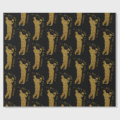 まだスイングインのゴルファー60から69 ラッピングペーパー (フラット)