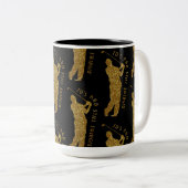 まだスイングインのゴルファー70から79 ツートーンマグカップ (正面右)