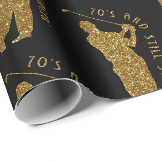 まだスイングインのゴルファー70から79 ラッピングペーパー (ロールコーナー)