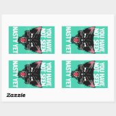 まだステッカーを見扱いにくていない 長方形シール (シート)