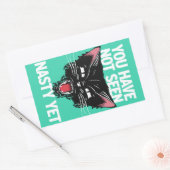 まだステッカーを見扱いにくていない 長方形シール (封筒)