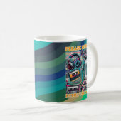 まだテープ派です巻き戻して コーヒーマグカップ (正面右)