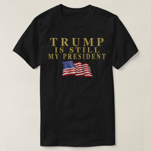まだトランプ大統領 Tシャツ (デザイン正面)