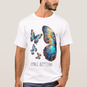 まだバターフライが飛ぶ Tシャツ (正面)