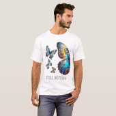 まだバターフライが飛ぶ Tシャツ (正面フル)