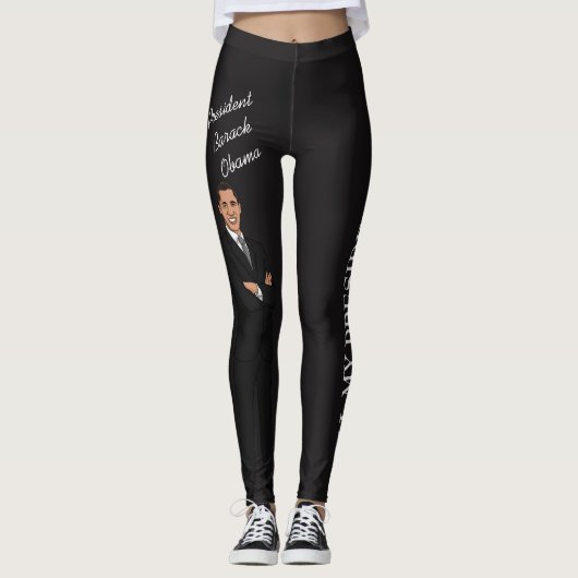 まだバラック・オバマLeggings私の大統領! レギンス (正面)