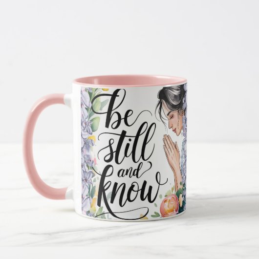 まだパーソナライズされたクリスチャンの女性を知っている マグカップ (左)