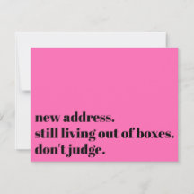 まだボックスに住んでホットピンクカードを判断しない