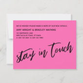 まだボックスに住んでホットピンクカードを判断しない ノートカード (裏面)