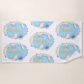 まだメキシコ湾のタオル ビーチタオル (正面)