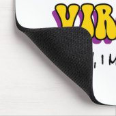 まだヴァージン – 私はビーガン!おもしろいベジタリアン マウスパッド (コーナー)