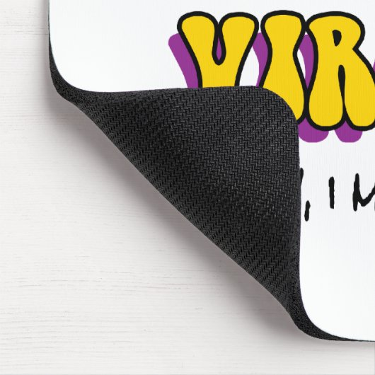 まだヴァージン – 私はビーガン!おもしろいベジタリアン マウスパッド (コーナー)