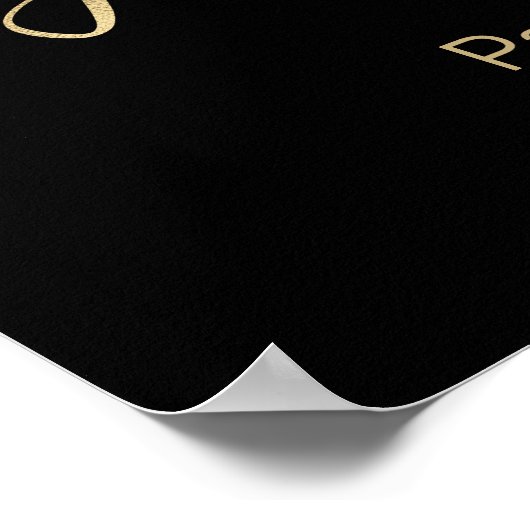 まだ一結婚周年記念の歓迎サイン ポスター (角)