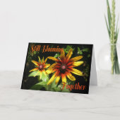 まだ一緒に咲いているハッピーアニバーサリーカード カード (正面)