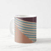 まだ世紀の半ばの抽象芸術 コーヒーマグカップ (正面左)