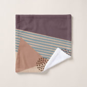 まだ世紀の半ばの抽象芸術 バスタオルセット (ウォッシュタオル)