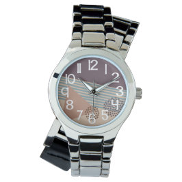 まだ世紀の半ばの抽象芸術 腕時計