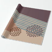 まだ世紀の半ばモダンの抽象芸術 ラッピングペーパー (アンロールド)