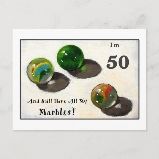 まだ五十になってもひどい目に逢う ポストカード (正面)