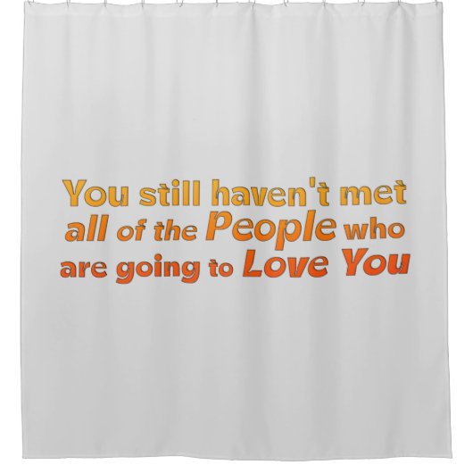 まだ会ってない… シャワーカーテン (正面)