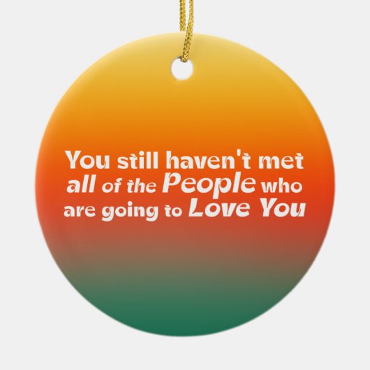 まだ会ってない… セラミックオーナメント (正面)