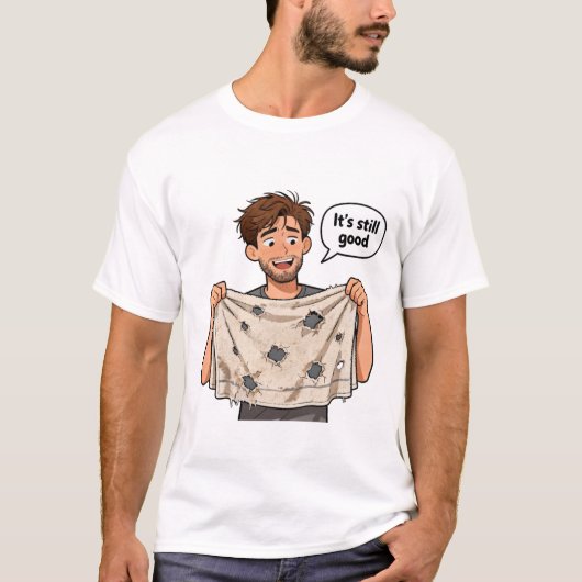 まだ使えるよ Tシャツ (正面)
