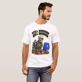 まだ働いてる まだ頑張ってる スケルトン Tシャツ (正面フル)