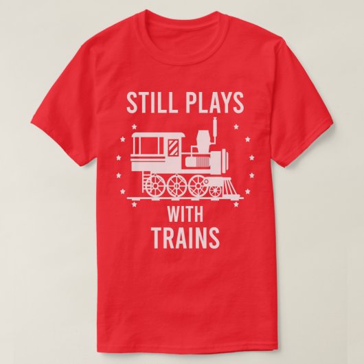 まだ列車遊と共に Tシャツ (デザイン正面)