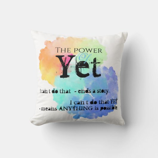 まだ勇気づけられる力 クッション (正面)